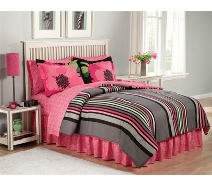 Grayed Pink Comforter & Bedding Set - Twin/Twin XL - Guaranteed to Fit