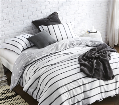 black and white twin xl duvet cover