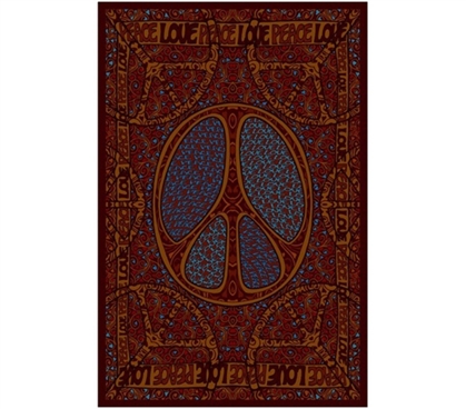 Peace Love Tapestry - College dorm room accessory dorm bedding stuff ...