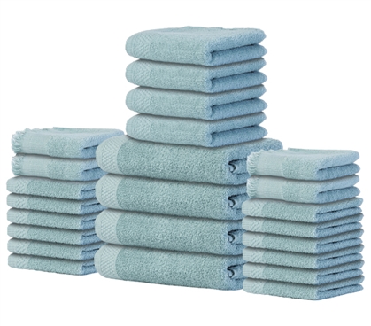 Blue Haze 24-Piece Towel Set