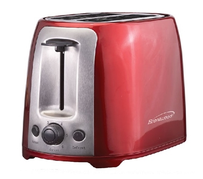 Black + Decker Red 2-Slice Toaster