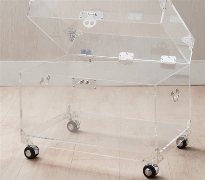 Acrylic encased Louis Vuitton trunk coffee table – Modern Acrylic