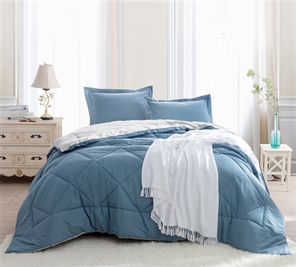 Machine Washable College Bedding Oversized Comforter for Full Bed ...