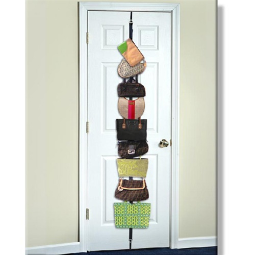 Bag Rack Over the Door purse or bag holder for college girls dorm rooms ...