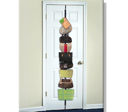 Bag Rack Over the Door purse or bag holder for college girls dorm rooms ...