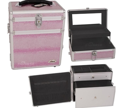 College Girl Cosmetic Case - Pink